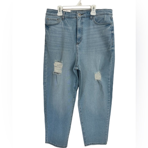 INC denim pants size 12/31 in new blue - Picture 3 of 16